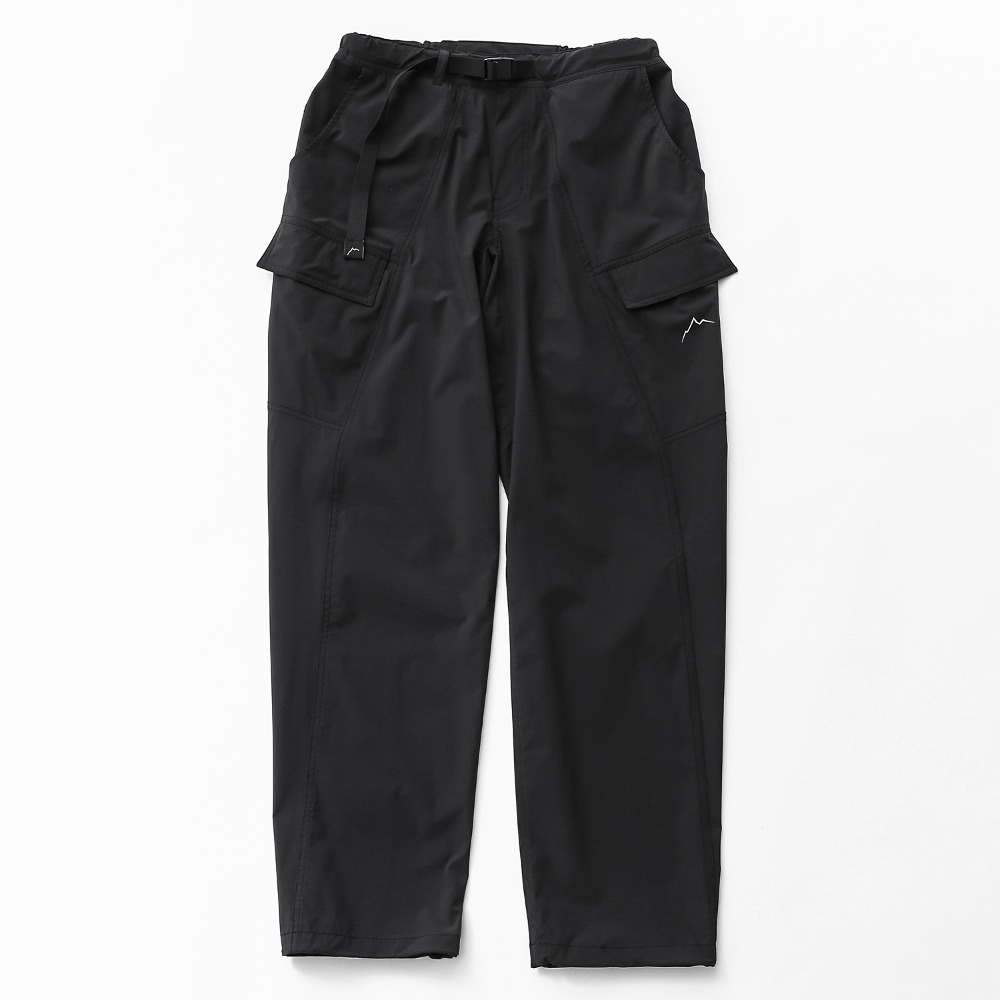Flap cargo pants / black