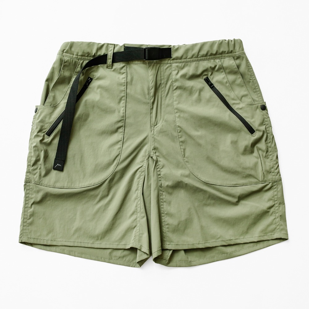 8 pocket hiking shorts / olive