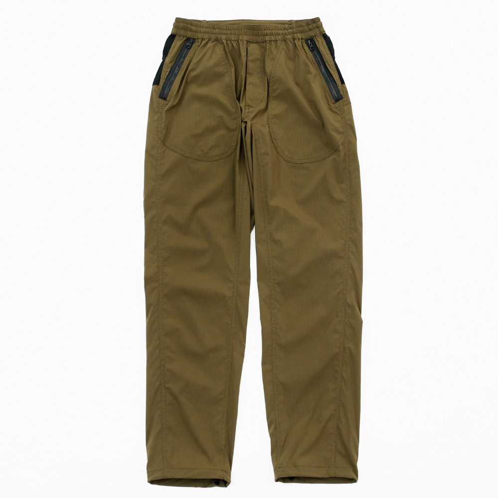 Nylon trail pants / brown khaki