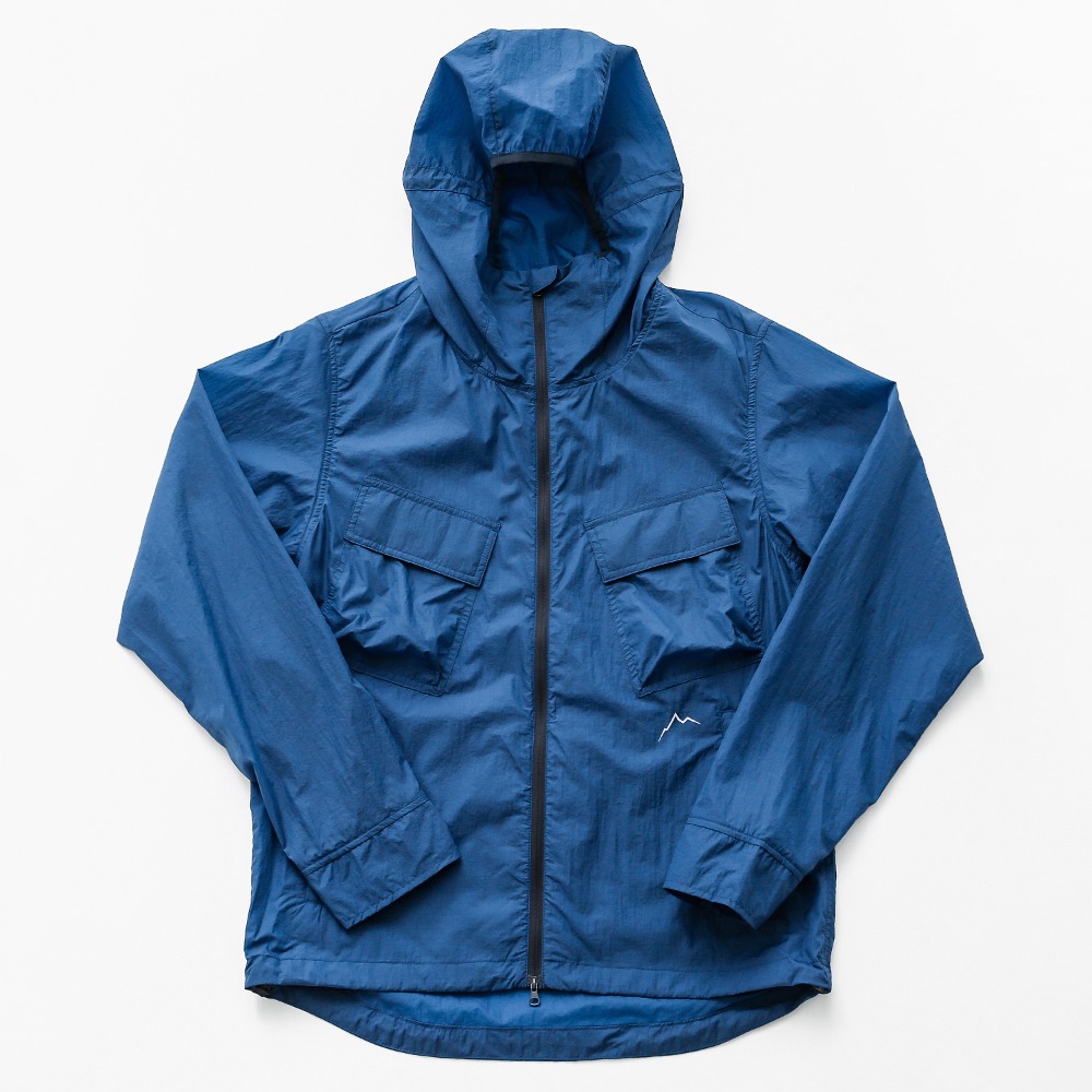 Nylon washer jacket / blue