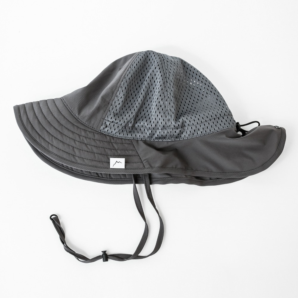 Stretch nylon explorer hat / grey