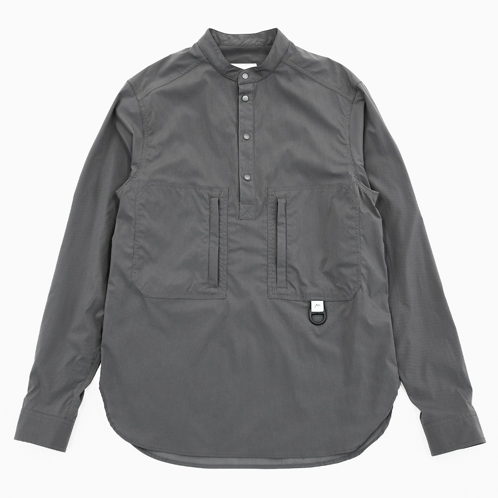 Stretch Nylon Pullover Shirt / grey