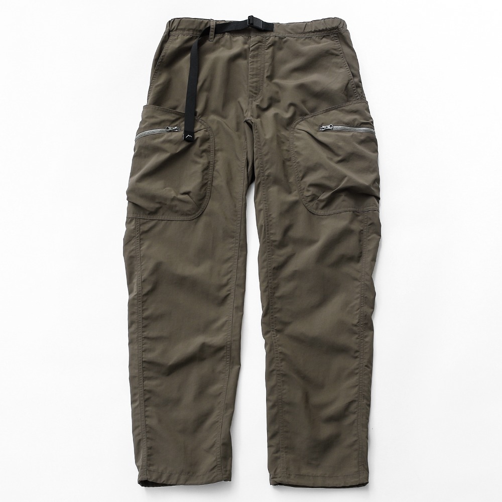 Supplex cargo wide pants / khaki