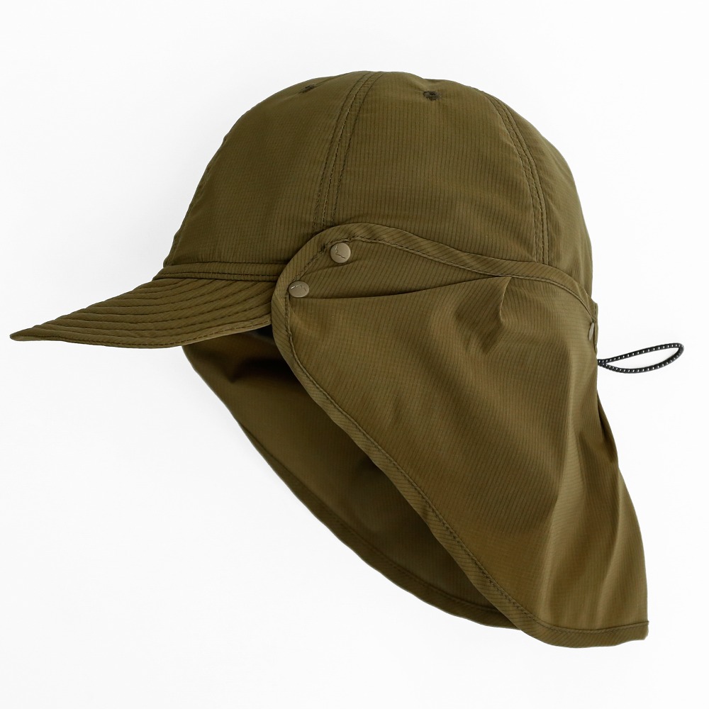hiker cap / brown khaki
