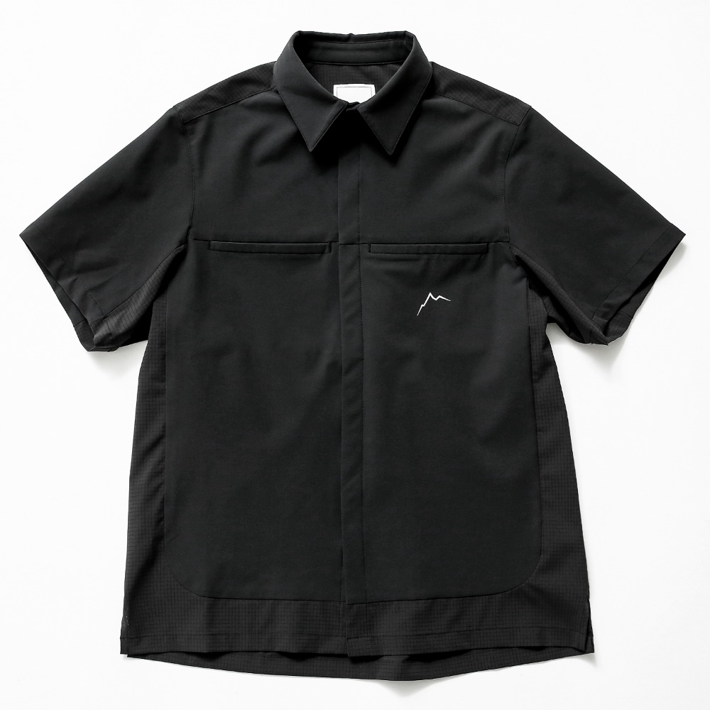 EQ hybrid short sleeve shirts / black