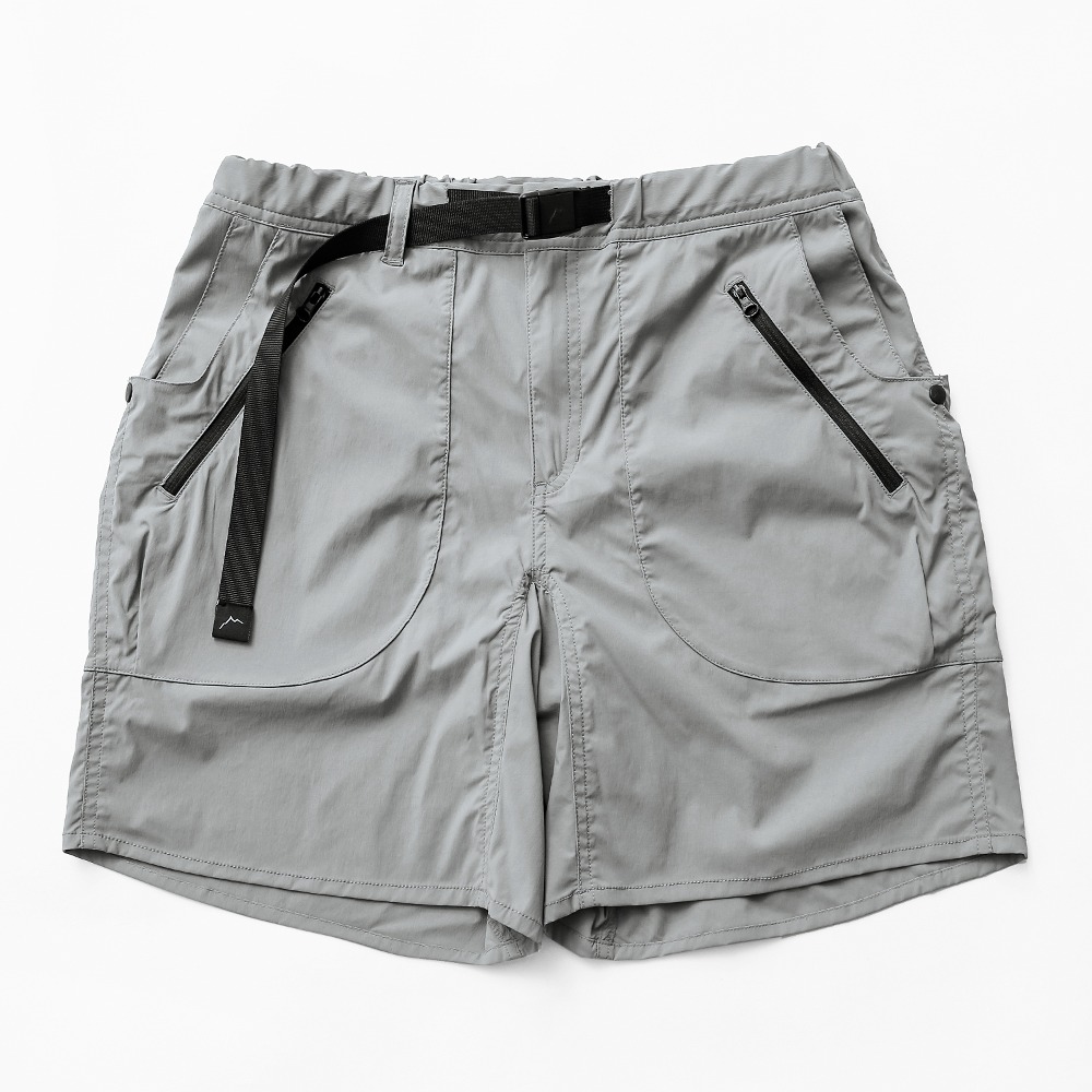 8 pocket hiking shorts / light grey