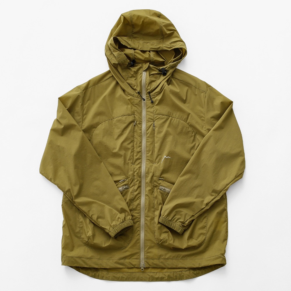 Light multi pocket jacket / dark moss