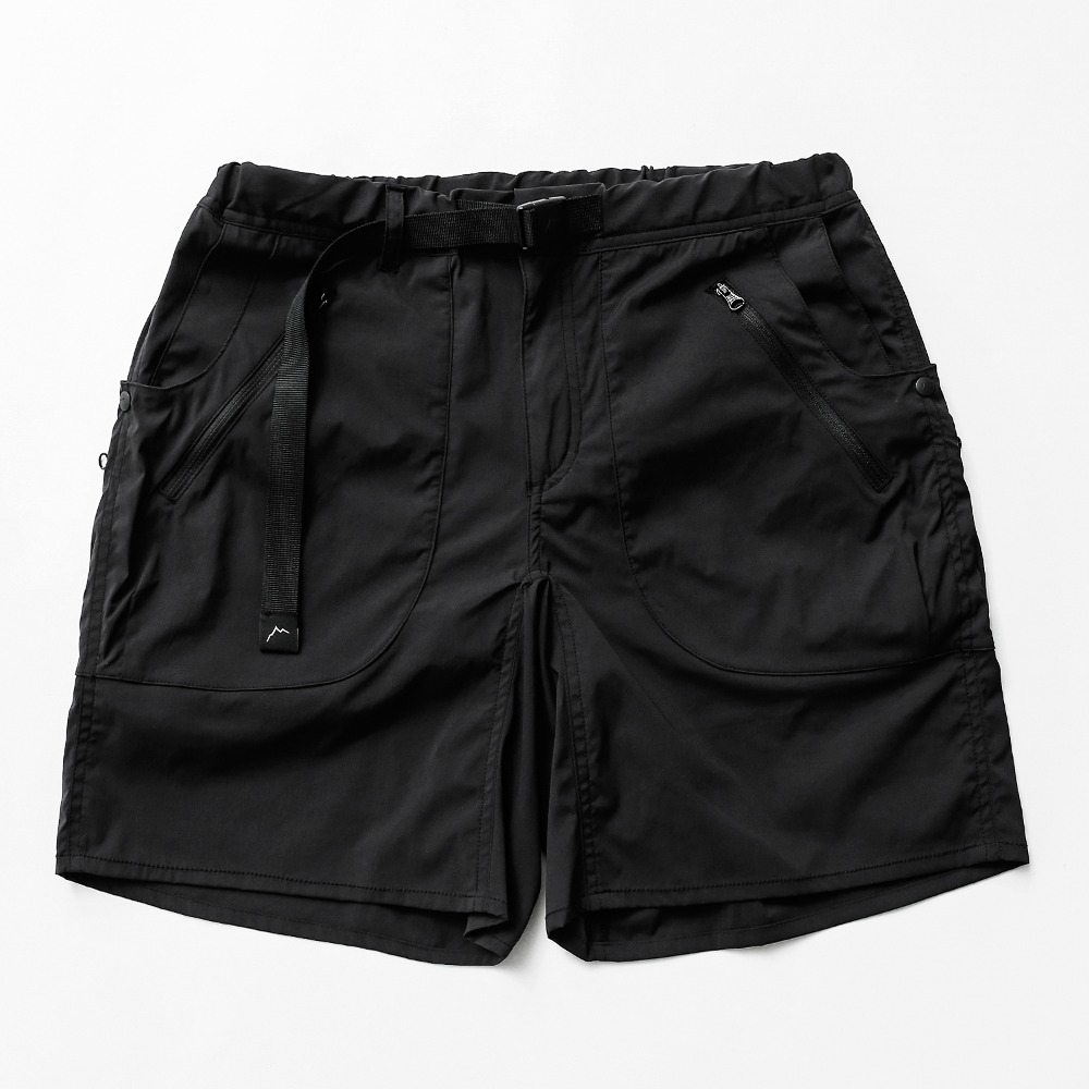 8 pocket hiking shorts / black