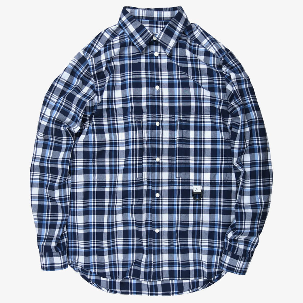 Light cotton hiker shirts / blue