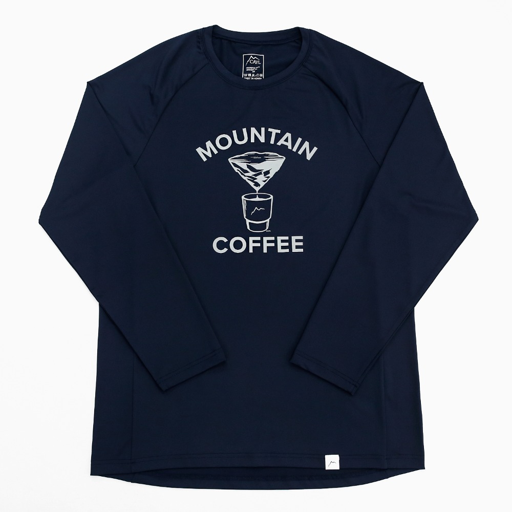 Mountain Coffee Long Sleeve / navy