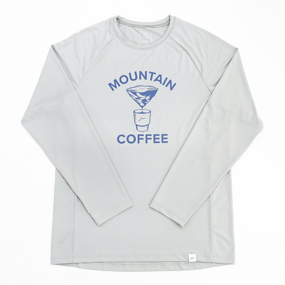 Mountain Coffee Long Sleeve / grey