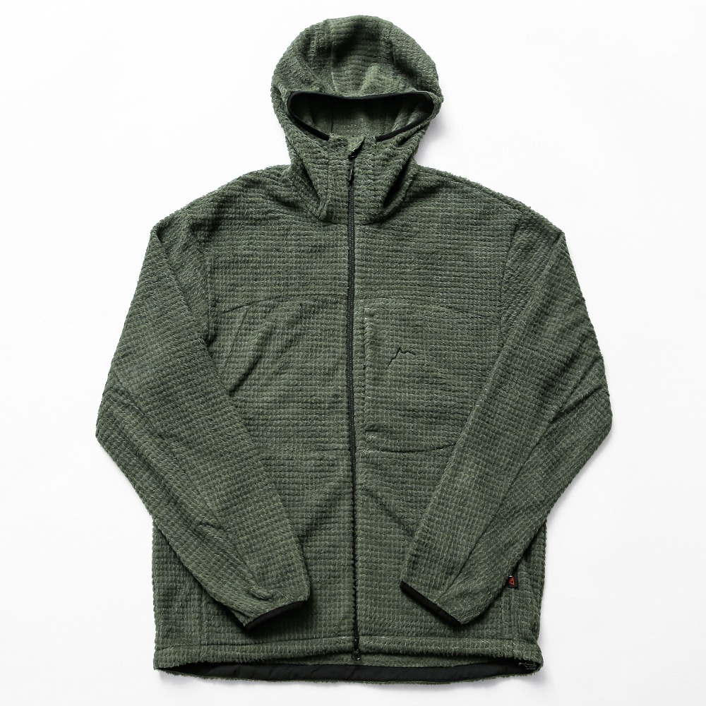 alpha zip hoody / dark green