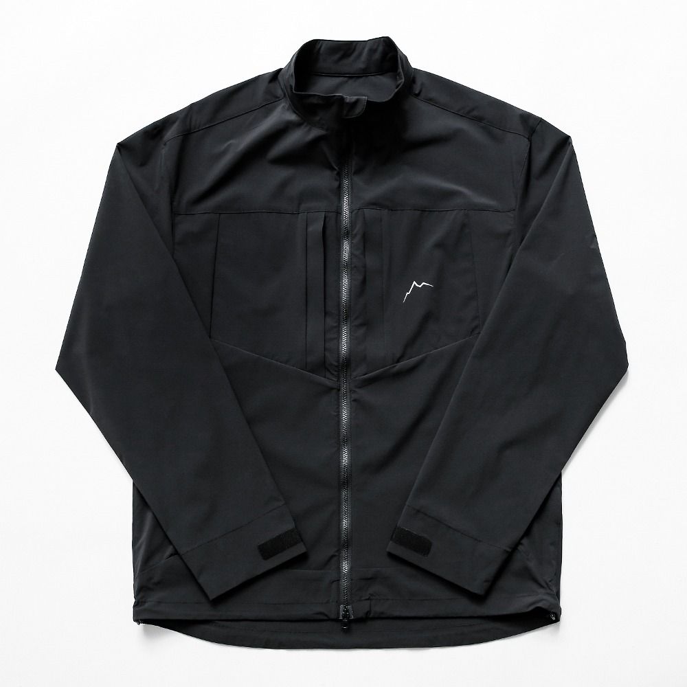 stretch shell jacket / black