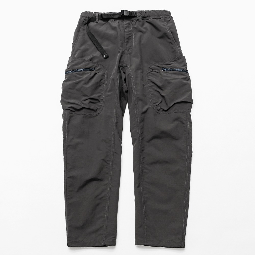 supplex cargo wide pants / grey