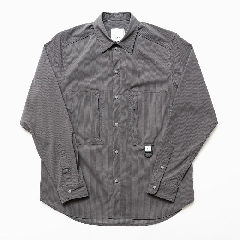 stretch nylon hiker shirts / grey