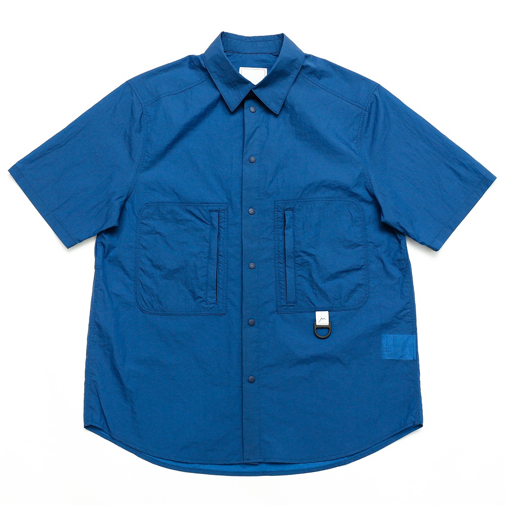 nylon short sleeve hiker shirts / blue